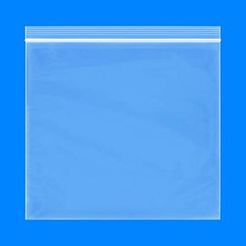 Spartan Industrial - 12” X 12” (500 Pack) 2 Mil Clear Reclosable Zip Plastic Poly Bags with Resealable Lock Seal Zipper