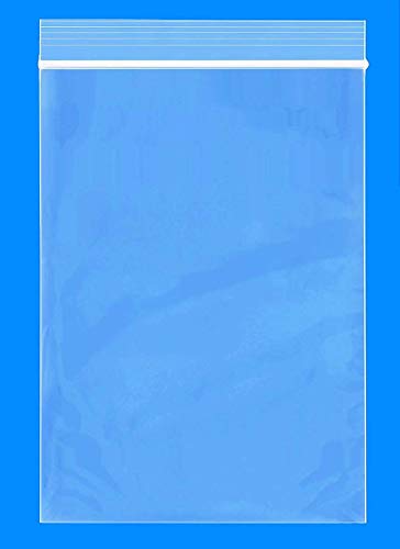Spartan Industrial - 6” X 9” (100/200/1000 Pack) Quart Clear Re-closable Zip Plastic Poly Bags with Resealable Lock Seal Zipper - 2 Mil