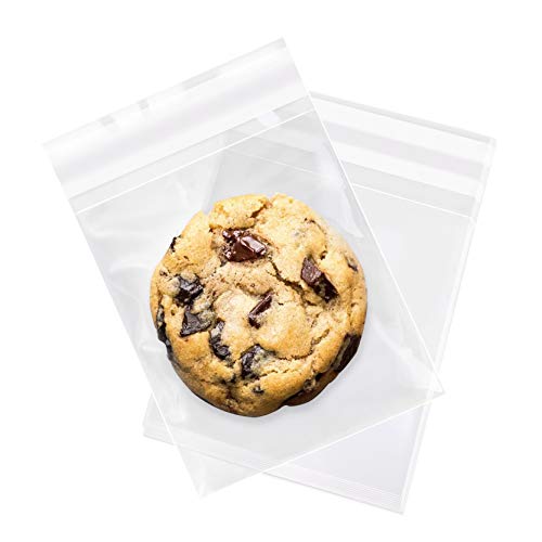 3” X 5” (200/1000 Pack) Clear Resealable Cellophane Cello Bags Self Seal - Fits 3X5 Prints Photos Cookies Candy Treat Party Favors - Pack It Chic