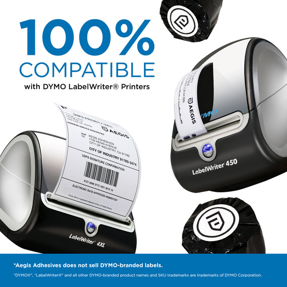 1 X 2-1/8 Multipurpose Labels - Direct Thermal Paper - DYMO 30336  Compatible - 500 Labels/Roll- Pantone Yellow, LD-30336-Y