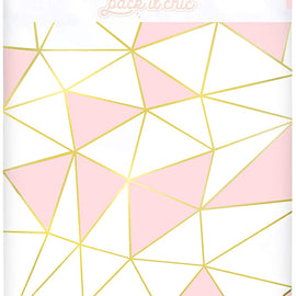 Pack It Chic - 10X13 (100 Pack) Mosaic Triangle Poly Mailer Envelope Plastic Custom Mailing & Shipping Bags - Self Seal
