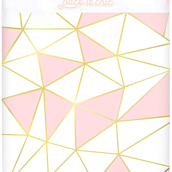 Pack It Chic - 10X13 (100 Pack) Mosaic Triangle Poly Mailer Envelope Plastic Custom Mailing & Shipping Bags - Self Seal