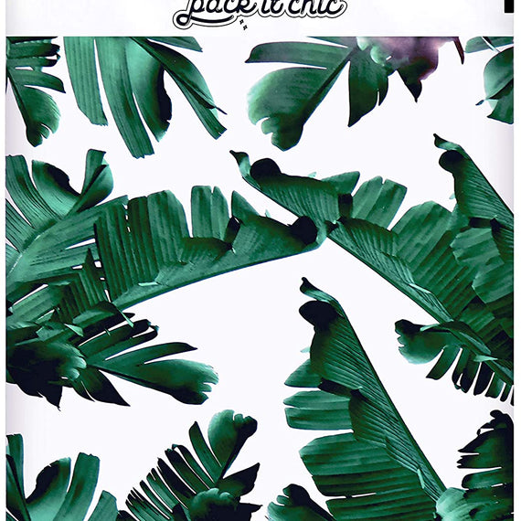 Pack It Chic - 10X13 (100 Pack) Tropical Leaves Poly Mailer Envelope Plastic Custom Mailing & Shipping Bags - Self Seal