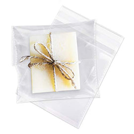 Pack It Chic - 3” X 3” (1000 Pack) Clear Resealable Polypropylene Bags for Jewelry, Samples, Candy & Small Parts - Self Seal
